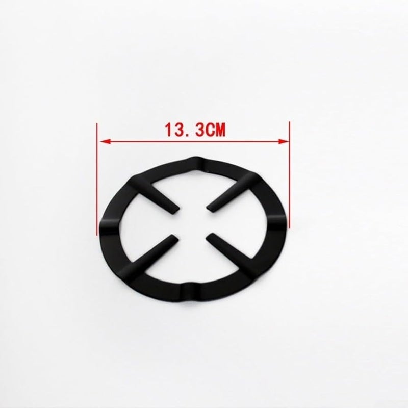Cast Iron Moka Pot Holder For Gas Stove Black 13 3 Cm Diameter Support Ring - Image 3